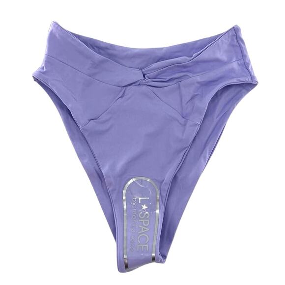 L*Space Nancy Lee Bikini Bottom Bitsy In Wisteria S - Picture 5 of 10